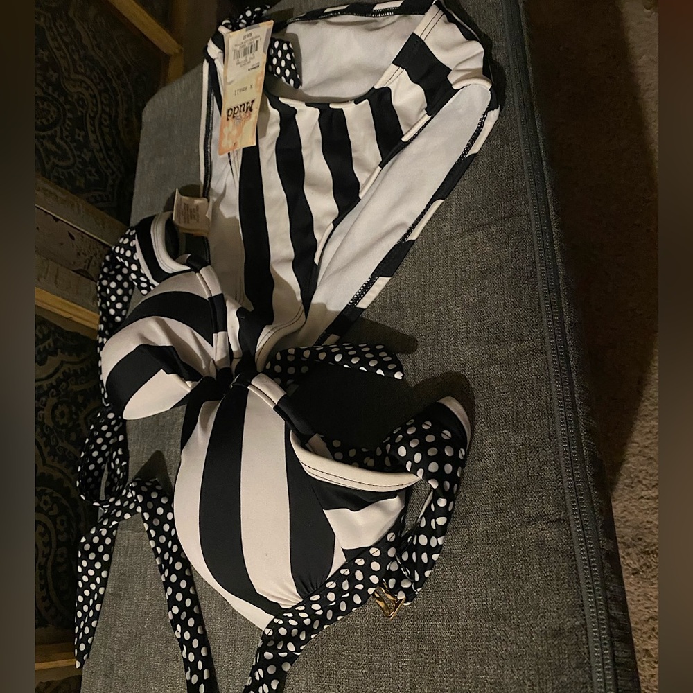 Mudd black and white bikini SET